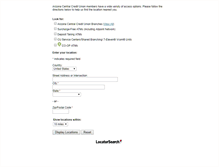 Tablet Screenshot of locatorsearch.azcentralcu.org