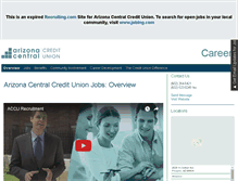 Tablet Screenshot of jobs.azcentralcu.org